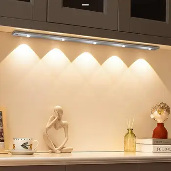 LED Nočné Lampy, Široký Uhol Snímania Pohybu Snímača Svetla Ultra-tenké Viacúčelový Pohybu Indukčné Svetlo Pod skrinku LED Lampa