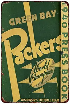 Vintage Retro Kolekcia plechová ceduľa-1940 Green Bay Archívy, Novinky Stlačte Majster-Dekorácie Plagát Domov bar, Reštaurácia, Kaviareň