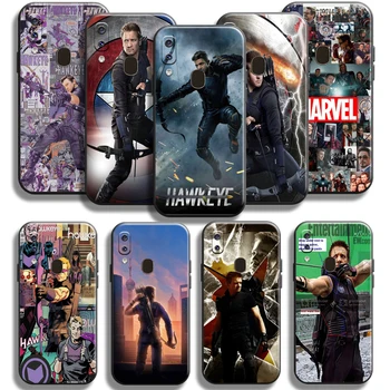 Marvel Avengers Hawkeye Telefón puzdro Pre Samsung Galaxy A20 A20S Prípadoch Kvapaliny Kremíka Carcasa Coque TPU Shell Čierny Kryt Funda