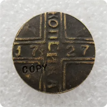 1727 Rusko 1 Kopeks MINCE KÓPIU pamätných mincí-replika mince, medaily, mince, zberateľské predmety
