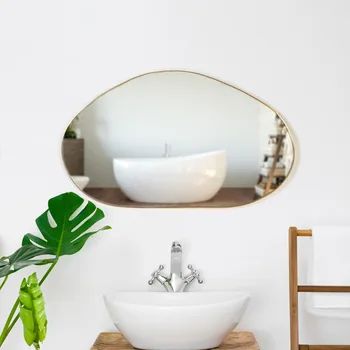 Kúpeľňa Nástenné Dekoračné Zrkadlá, Spálne, Veľká Nepravidelný Dekoračné Zrkadlá Zlato Espejo Porovnanie Izba Dekorácie Estetické YY50DC