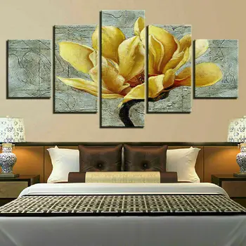 Zlatožlté Orchidea, Kvet Plátno Tlačiť Maľovanie na Stenu Umenie Domova Obrazu HD Tlač Plagátu Izba Dekor Obrazy