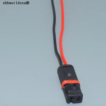 shhworldsea 1,2 mm, Konektor kábel Terminálu konektormi bunda auto Zástrčku 2 pin female Konektor S1000R pre bmw