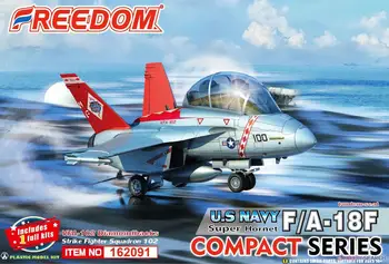 SLOBODY 162091 Kompaktný Série U. S. Navy F/A-18F Super Hornet VFA-102 Diamondbacks
