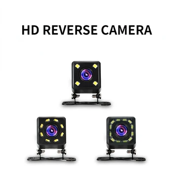 Auto HD spätné kamery Otáčanie obrazu, nočné videnie vodotesný LED svetlo auto kamera zadná kamera mazda 2