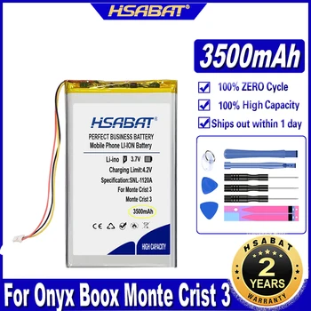 HSABAT Boox Monte Crist 3 3500mAh Batérie pre Onyx Boox Monte Crist 3 Reader Batérie