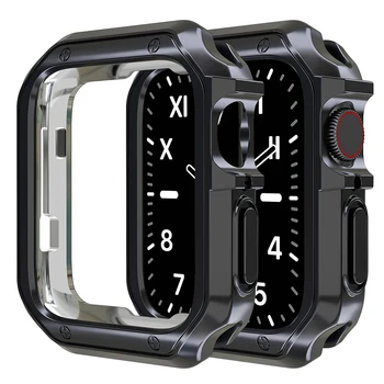 Pre apple hodinky prípade 44 mm 40 mm 45 mm 41mm mäkké TPU chránič nárazník pre iwatch se apple hodinky series 7 6 5 4 3 42mm 38mm prípade
