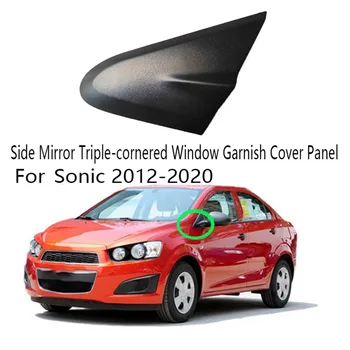 2 ks Auto Predné Okno Doska Bočné Zrkadlo Rohu Triple-Kúta Okno Obloha Kryt Panel pre Chevrolet Sonic 2012-2020