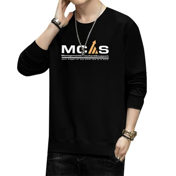 2021Running mikina pre mužov 21 jeseň klesnutie tričko trend kórejský voľné T-shirt módne wild dlhé rukávy