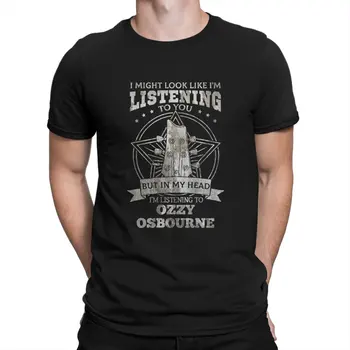 Ozzy Osbourne, T Košele Mužov Bavlna Creative T-Shirts Kolo Krku Tričká Krátky Rukáv Oblečenie Tlačené