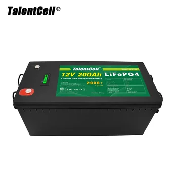 TalentCell Veľké Lítium-Lifepo4 Batérie 150AH 300AH LiFePO4 12V 200Ah Hlboké Cyklu Batérie Pre ČLNY/RV/UPSLocal zásob