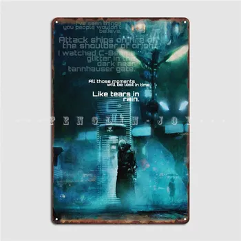 Blade Runner 2049 Plagát Kovová Doska Kino Kuchyňa Plakety Strany Vintage Tin Prihlásiť Plagáty