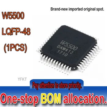 100% Nový, originálny mieste W5500 LQFP48 Ethernet microcontroller TCPIP zásobník protokolu sieťového rozhrania IO integrovaný obvod