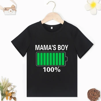 Vtipné Tlače Čiernej Deti T-Shirts Moma je Chlapec Hot Predávať v Lete O Krk Dieťaťa, T Košele Dropship Detské Šaty, Topy Bežné Harajuku Tees