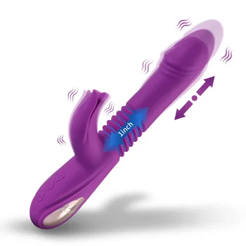 Perlové Tlačením Rabbit Vibrátor G-Spot Vibrátor s Nezávislými Klitorálny Stimulátor Sexuálne Hračky