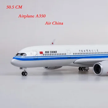 Živica Lietadlo Model 1/142 Rozsahu A350 Vzduchu Čína Leteckej spoločnosti Rovine Hračky LED Svetlo Koliesko Plastové Živice Zber Scény Displej Darček
