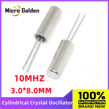 (10pcs) 10M 10MHZ 10.000 MHZ Valcové Pasívne Crystal Oscilátor 308 3x8MM 3.0*8,0 mm DIP2 ColumnQuartz Crystal Rezonátor