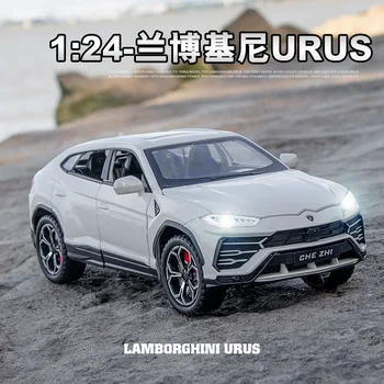 1:24 Lamborghini URUS SUV Vysokej Simulácia Zliatiny Model Auta Diecasts Kovov Odlievanie Zvuk, Svetlo Auto Pre Deti Vozidla Hračky