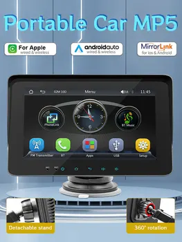 7 Palcový Univerzálny Bezdrôtový Carplay Auto MP5 Bluetooth-Kompatibilné Rádio Carplay Multimediálne Carplay pre Toyota, HYUNDAI Príslušenstvo