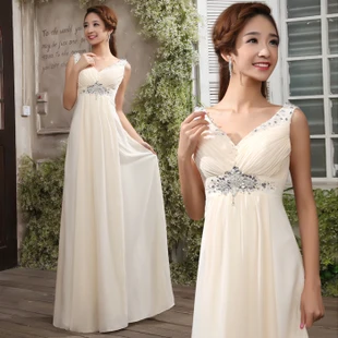 Šampanské dlhé dizajn formálne šaty 2023 svadobné formálne šaty double-ramenný slim večerné šaty nevesty večerné šaty cgtrhyt