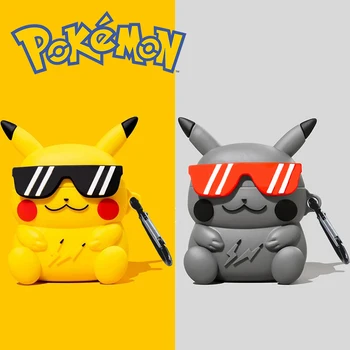 Pokémon Pikachu Apple Bezdrôtové Slúchadlá Kryt pre Airpods 1 a 2 3 Pro Lightning Anime Postavy Soft Shell pre Slúchadlá Prípade Darčeky