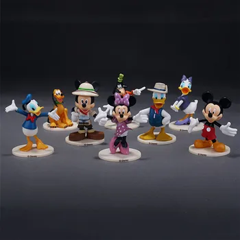 Disney Mickey Mouse Divu, Dom Roztomilý Super Cool Donald Duck Minnie Anime Displej Znakov Kus detská Hračka Narodeninám