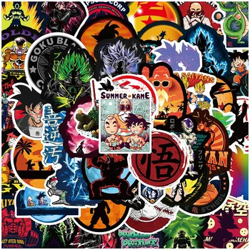 10/30/50pcs Dragon Ball Z Anime Nálepky v Pohode Son Goku Nálepky Notebook Skateboard Auta Bicykel na Motocykel, Nepremokavé Dieťa Odtlačkový Hračky
