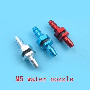 M5 Vody, Dve Trysky Spôsobom Rovno 3*5mm Vody-chladenie Rúry napojovacím Konektor pre DIY Námorných Model RC Elektrické Lode