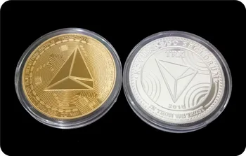 Nové Non-mena, TRX, Mince Virtuálne Kovové Pamätné Mince, TRX, Mince Bitcoin Pamätné Mince Gift Drop Shipping