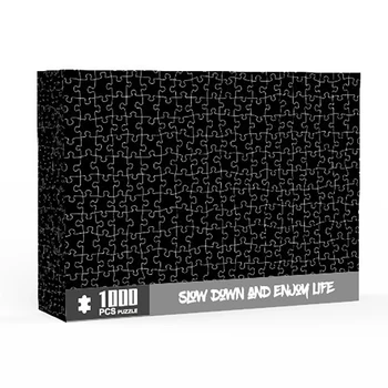 Nové Farebné Puzzle 1000 Ks Biele Peklo Mini 38*26 cm Čierny Tvrdý Skladačka Dospelých Výzvou Darček Mozog, Storm Položka Umenie Dropshipping