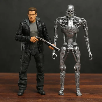 NECA Terminator Genisys T-800 Guardian Arnold Schwarzenegger Figúrka Kolekcia Akčných Obrázok Modelu Hračka