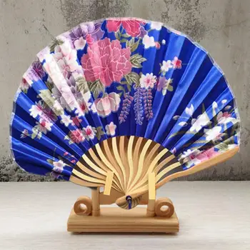 Dekoratívne Oko-lov Kvetinový Tlač Japonské Kimono Štýle Strane Ventilátora Obývacia Izba Dodanie