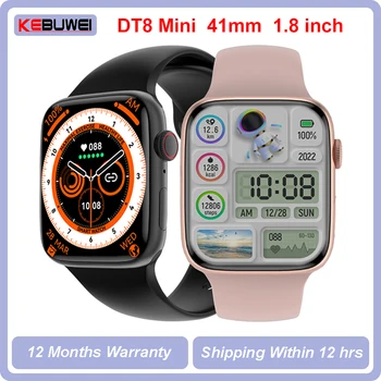 2023 41mm DT8 MINI Smart Hodinky Bluetooth Hovor NFC, GPS Tracker Fitness Vlastné Watchface Bezdrôtové Nabíjanie Smartwatch Pre Ženy