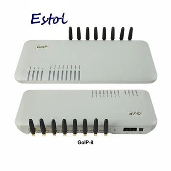 Pôvodné DBL GoIP 8 portov gsm brána/voip sip bránou/IP GSM Brána/ GoIP8 VoIP GSM Brána podpora SIP/H. 323 -Podpora predaja