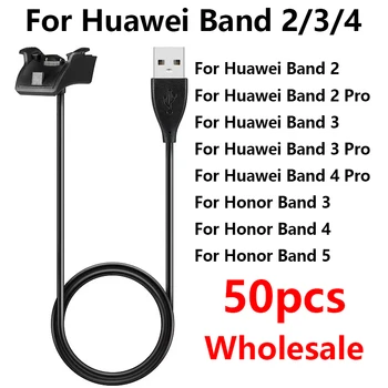 50pcs USB Nabíjačku Pre Huawei Šport Náramok 2/2 Pro/3/3 Pro/4 Pro Honor 3/4/5 Plnenie Base Band Náramok Smart Príslušenstvo