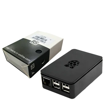 Nový Úradný Raspberry Pi 3 Model B+ B Prípade, ABS Čiernej priehľadnej krabičky s Raspberry Pi Logo Kryt pre RPI 3 B B+