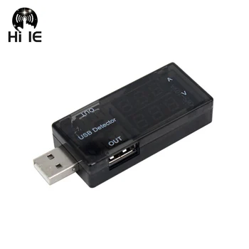 Dual USB Napätie Prúd Nabíjania Detektor Tester Mobile Power Digitálny displej Voltmeter Ammeter USB Nabíjačka Tester Červená Modrá