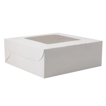 10 Pack Cookie Liečbu Krabice s vyčistiť Okno Premium Malé Papierovej Darčekovej krabičke Kontajner pre Malé Jahodový Koláč