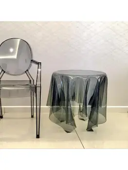 Kreatívne plávajúce transparentné tabuľka koberec kávy magic jednoduché módy Európskej kávy tabuľky s priemerom 50 * výška 58 cm