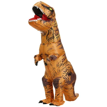 Dospelé Deti Tyrannosaurus Rex Nafukovacie Halloween Kostým Outdoorové Aktivity Výkon Narodeninovej Party Cosplay Prázdninový Darček