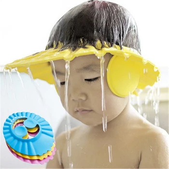 Bezpečné Šampón, Sprchovací Kúpanie Vaňa Chráni Mäkké Spp Klobúk Pre Dieťa Umývanie Vlasov Štít Bebes Deti Kúpanie Sprcha Spp Klobúk Deti Nové