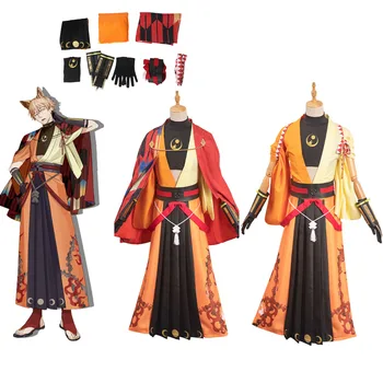 Reťazová Píla Muž Denji Hyakkiyakou Anime Cosplay Kostým Kimono Plášť Pre Dospelých Mužov Muž Halloween Karneval Party Zamaskovať Oblek
