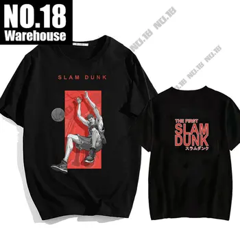 Slam Dunk Anime T-shirt Basketbal Manga Grafické Mužov Krátke Sleeve Tee Ženy Vrchole Letné Bežné Streetwear Oblečenie