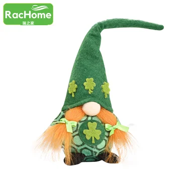 St Patricks Day Trpaslíci Elf Bábika 2022 Patricks Ornament Trpaslík Trpaslíci Írsko Šťastie Elf Darčeky Dovolenku Výzdoba Domov Tabuľka Ornament