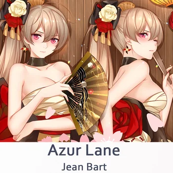 Azur Lane MNF Jean Bart Dakimakura Objímanie Telo Vankúš Japonské Anime Vankúš Dary