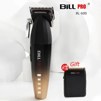 Bill PRO Elektrické Push Hair Clipper OilHead Gradient Rytie Push Priemyslu Krásy Svetelný Hlavy, Zubov ShaverSpecial