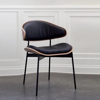 Taliansky štýl, jedálenské stoličky, moderné, jednoduché, luxusné a high-end, minimalistický dizajnér kreslá