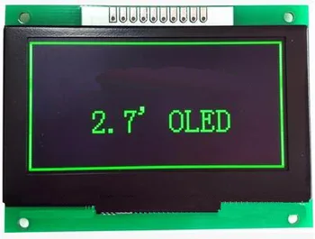 2,7 palca 10P SPI Zelená OLED Modul SSD1305 Jednotky IC 3,3 V IO 128*64
