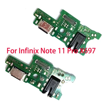 10PCS Pre Infinix Poznámka 11 Pro X697 USB Nabíjací Port Konektor Doku Rada Flex Kábel