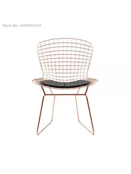 Nordic drôt stoličky svetlo luxusný moderný minimalistický dizajnér iny net červená kávy reštaurácia make-up stoličky domov bar stoličky
